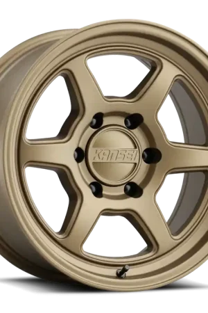 Kansei K14B Roku 17x8.5in / 5x139.7 BP / 0mm Offset / 106.5mm Bore - Gloss Black Wheel Low Price