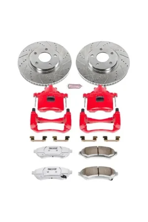 Final Sale Power Stop 00-04 Buick LeSabre Front Z26 Street Warrior Brake Kit w/Ca — PMD Premier Motoring Development
