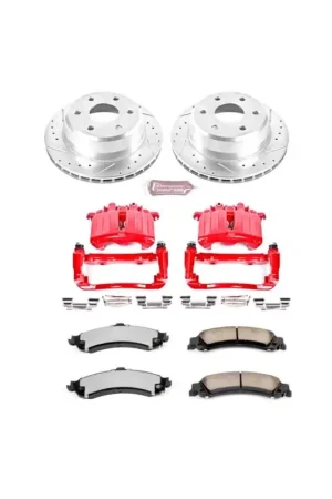Best Price Power Stop 02-06 Cadillac Escalade Rear Z36 Truck & Tow Brake Kit w/Ca — PMD Premier Motoring Development