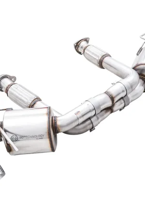 Flash Sale AWE Touring Edition Exhaust for C8 Corvette - Chrome Silver Tips - 3015-42151
