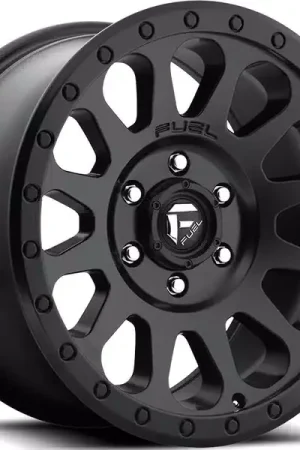 Free Returns Fuel Matte Black Vector Wheel D57918908250 | RealTruck