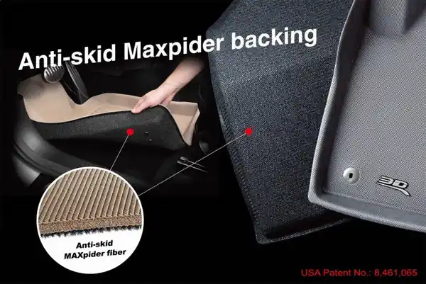 3D MAXpider 17-24 Jeep Compass Maxtrac Black R1 R2 Luxury