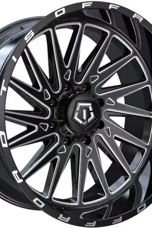 Buy Online TIS Milled Gloss Black 547 Wheel 547BM-2428144 | RealTruck