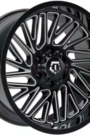 Save Now TIS Milled Gloss Black 553 Wheel 553BM-2208712 | RealTruck