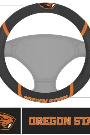 Editor’s Pick Steering Wheel Cover with Oregon State University Logo; Black