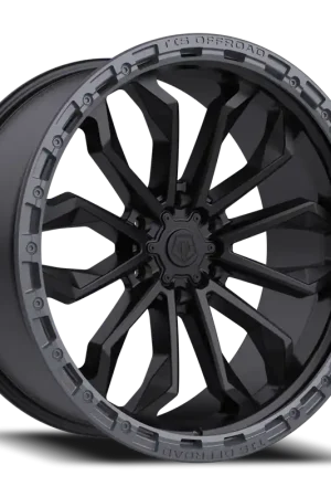 Tis 556Ba Wheel 20x10 6x139.7 Satin Black w/ Anthracite Bead Ring - 20mm - FREE T-SHIRT INCLUDED! Handmade