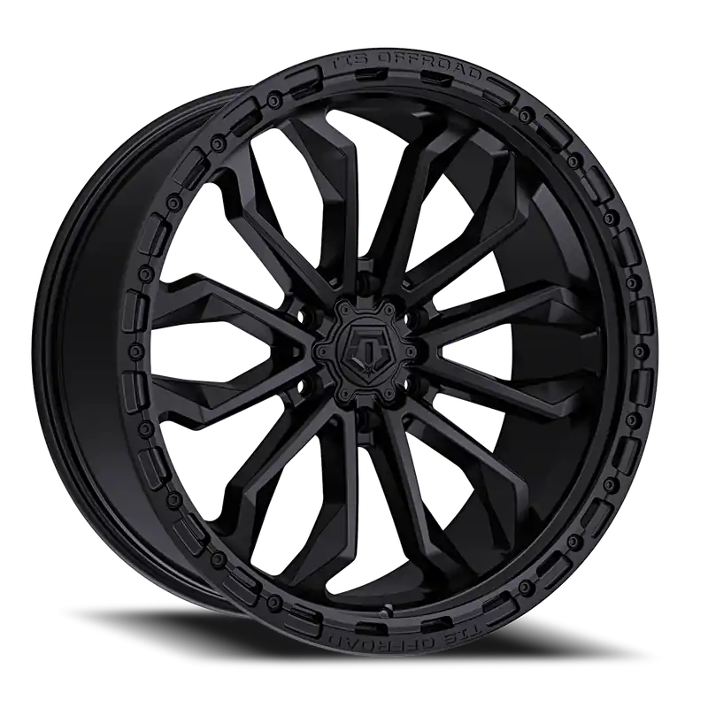 Tis 556Sb Wheel 17x9 6x135 Satin Black w/ Cast Bead Ring 0mm - FREE T-SHIRT INCLUDED! Trending