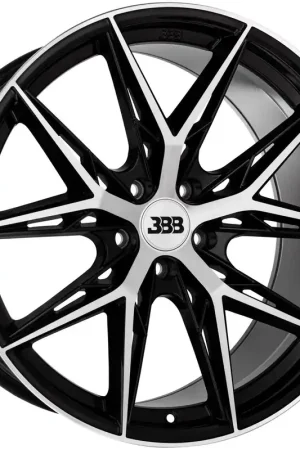 Big Baller Brand H159 Z11 Wheel 20x10.5 5x115 Gloss Black With Machined Face 25mm Warranty Included