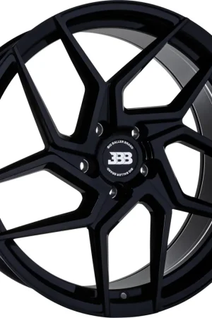 Big Baller Brand H126 Z06 Wheel 18x8 Blank Custom Drilled Full Gloss Black 35mm Exclusive