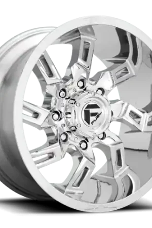 Genuine Fuel D746 Lockdown Wheel 20x9 6x139.7 Chrome 1mm - FREE T-SHIRT INCLUDED!