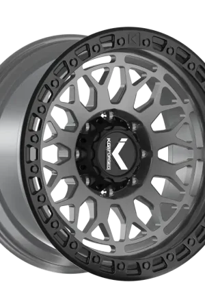Kg1 Diamondhead Wheel 20x9.5 5x127 Matte Anthracite w/ Black Ring -12mm - FREE T-SHIRT INCLUDED! Affordable