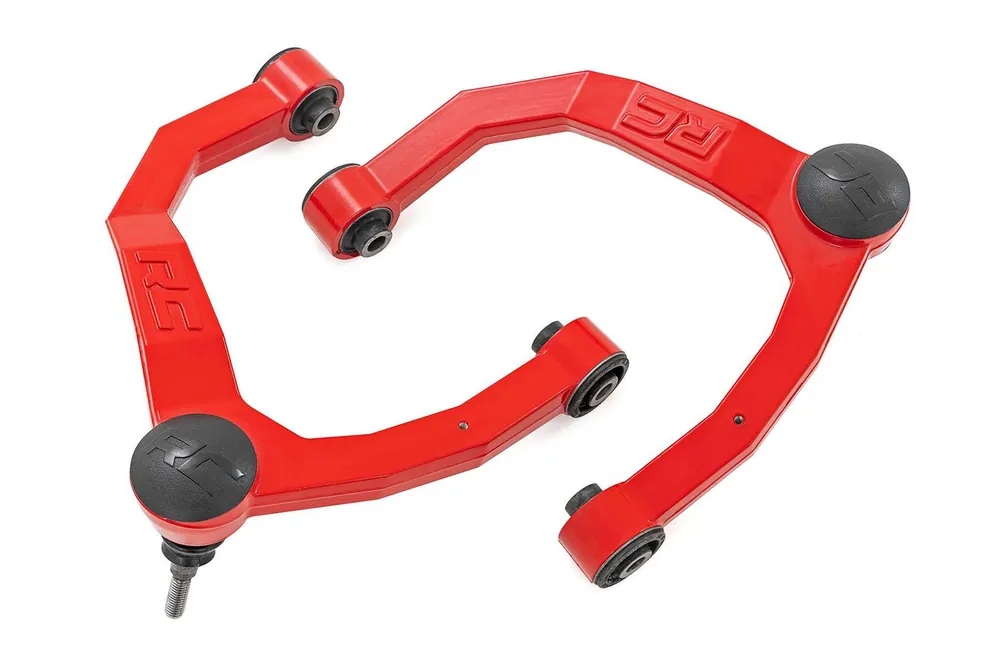 Final Sale Rough Country Forged Upper Control Arms - OE Upgrade - Chevy/GMC 1500 19-23 DHTP 10018RED