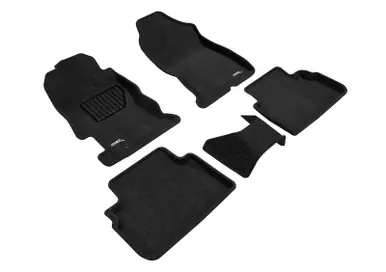 3D Maxpider 17-22 Subaru Impreza Elegant 1st 2nd Row - Floor Mat Set (Black) - L1SB02204709 Handmade