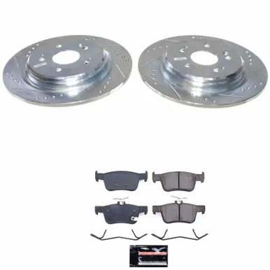 Affordable Power Stop 19-24 Acura RDX Rear Z23 Evolution Brake Kit - K9277